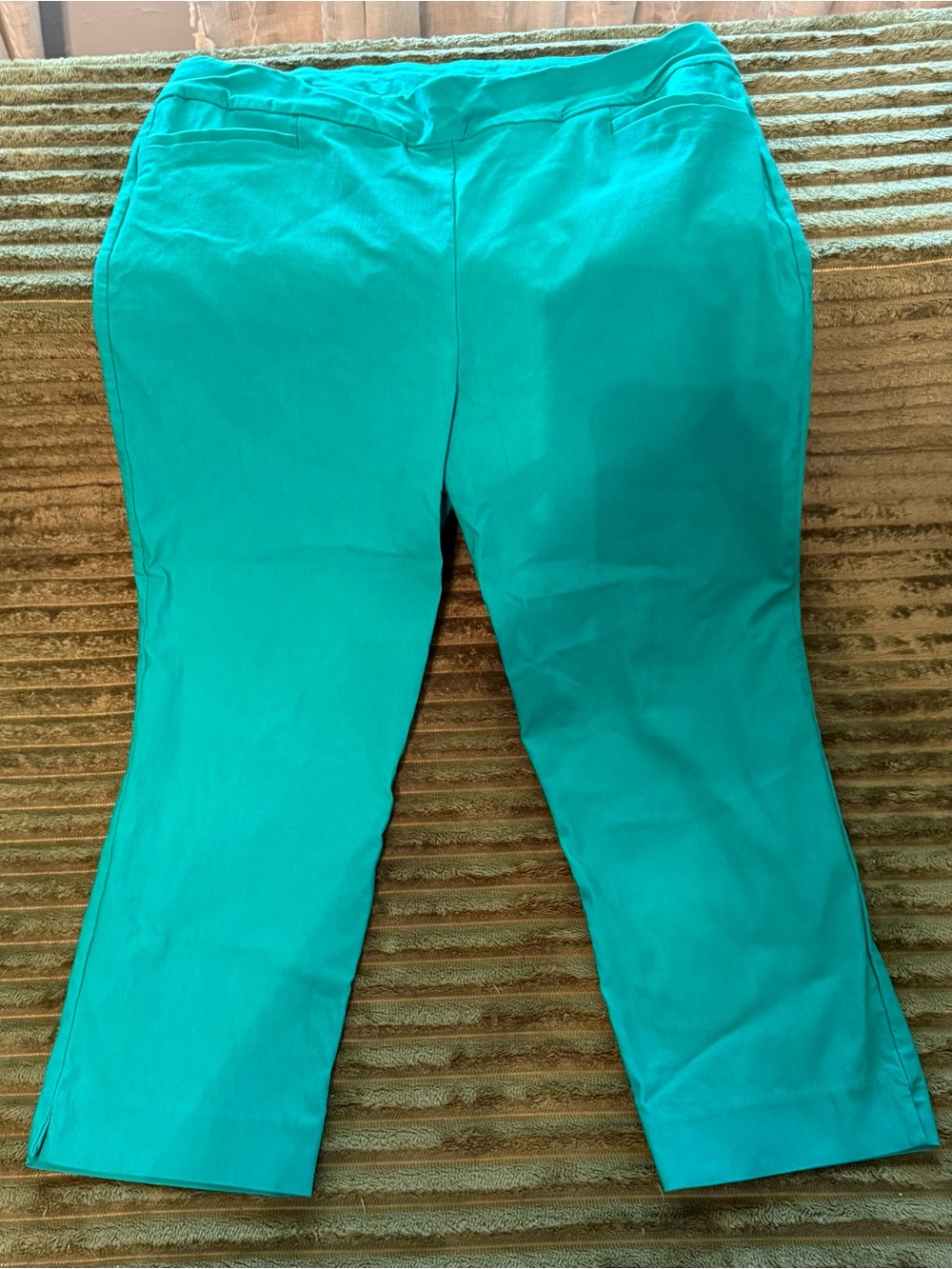 Chico's Teal/Dark turquoise  Capris Womena size 3